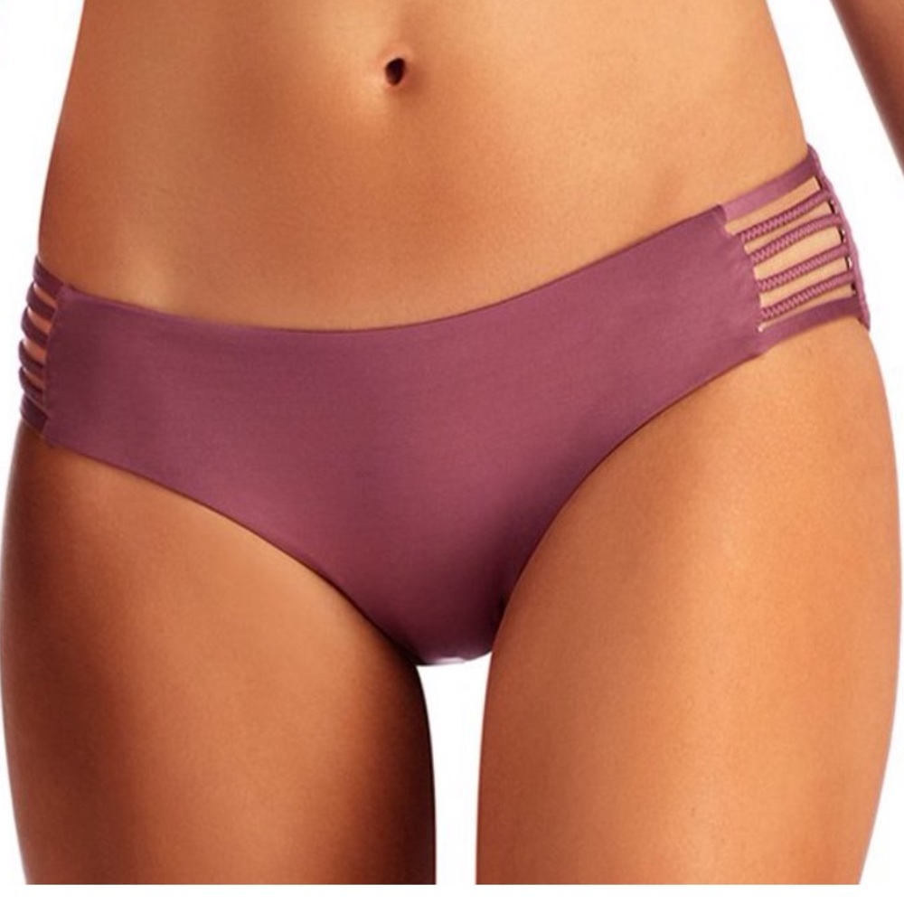 New with tag Vitamin A Jaydah Braid Bikini BOTTOM Tea Rose